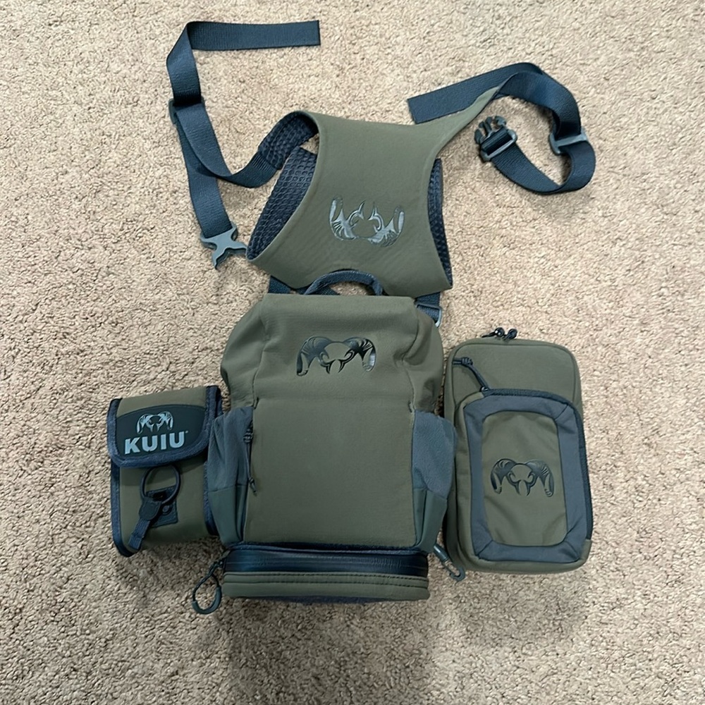 KUIU Pro Bino Harness w/accessories